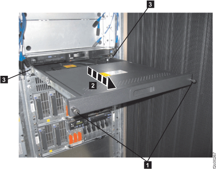 HMC keyboard / display rail screws