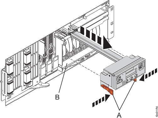Removing the CEC enclosure control panel