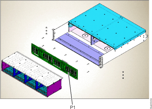 Storage enclosure midplane locations