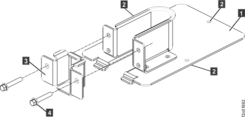 Top line cord clamp assembly