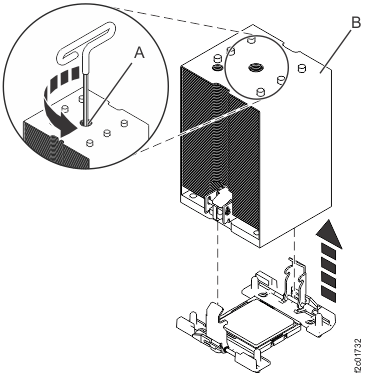 Removing the heat sink