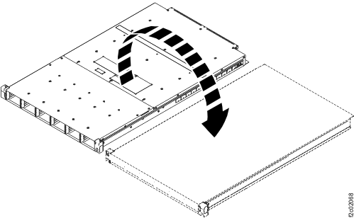 Turning the enclosure upside down