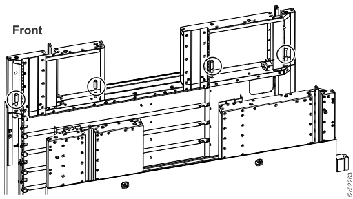 Extension panel screw locations