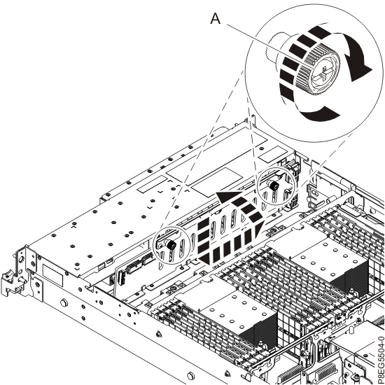 Replacing the disk drive backplane