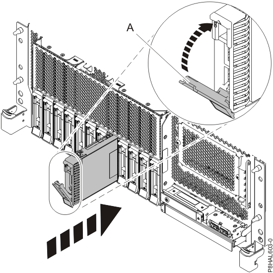 Replacing a disk drive